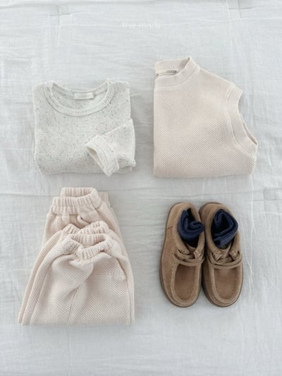 MiniRobe47｜(70-110) 壓紋設計縮口褲6