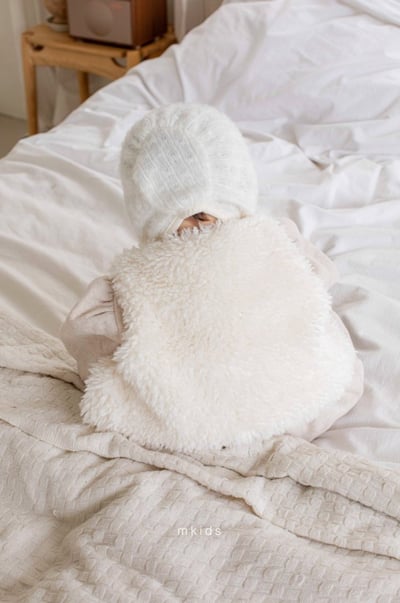 M-KIDS31｜(55-95cm) 1色刷毛緞帶背心10