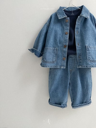 Atomeme03｜(70-110) 簡約牛仔夾克13