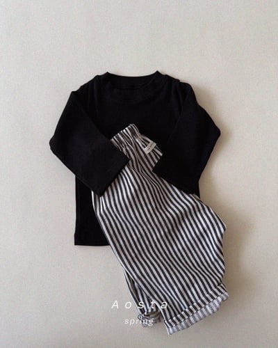 AOSTA17｜(6m-5y) 線條直筒長褲18
