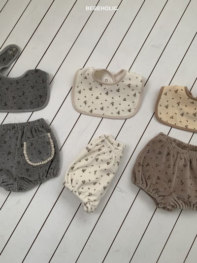 Bebe holic50｜(3m-18m) 蕾絲口袋碎花短褲7