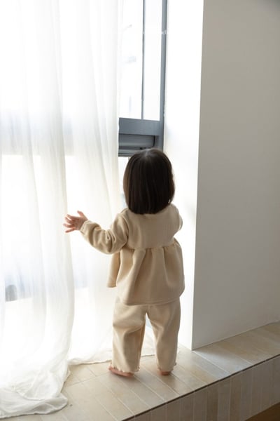 ALADIN05｜(75cm-114cm) 絲絨素面/碎花抓皺上衣20