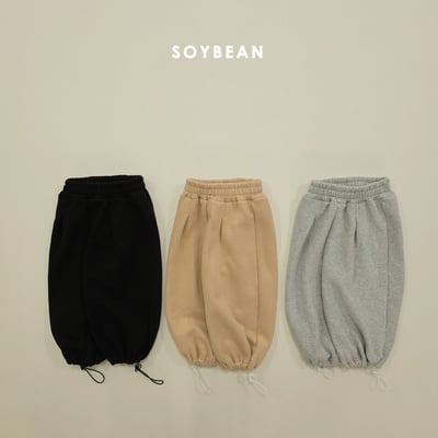 Soybean83｜(75cm-118cm) 褶皺抽繩長褲14