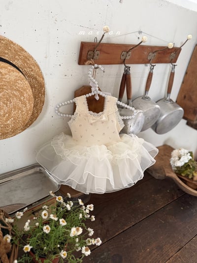 Marron11｜(3m-18m 1y-6y) 芭蕾舞紗裙裝6