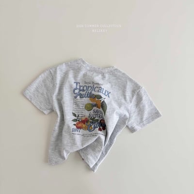 Melikey01｜(75-125cm) 韓風水果印花上衣5