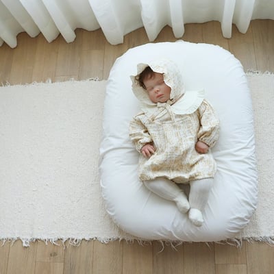 LEMONADE19｜(55cm-85cm) 2色翻領碎花包屁衣4