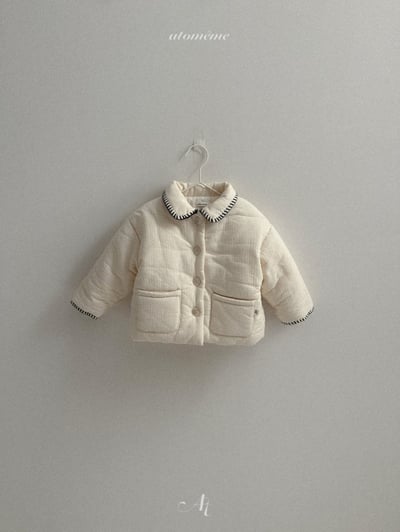 Atomeme35｜(70cm-110cm) 滾邊夾層棉厚外套4