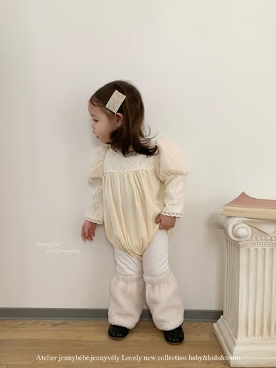 JE 421｜(66-90cm)  玫瑰蕾絲包屁衣15