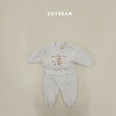 Soybean35｜(75cm-118cm) 法式印花蕾絲套裝6