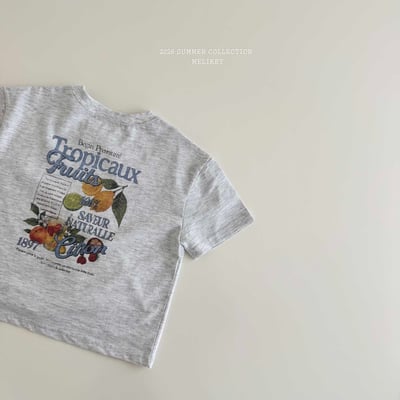 Melikey01｜(75-125cm) 韓風水果印花上衣6