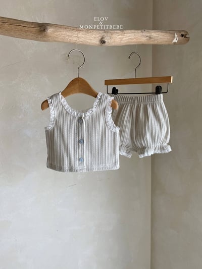 Mon petit15｜(73-118cm) 蕾絲花邊套裝10