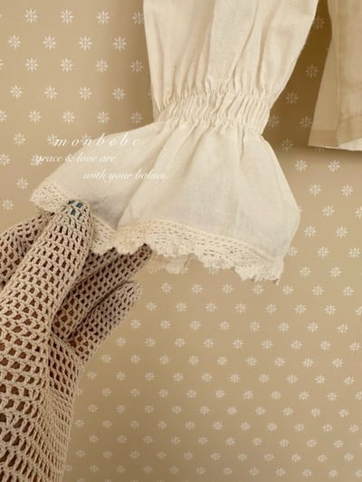 MONBEBE37｜(1y-8y-mom) 蕾絲荷葉襯衫16