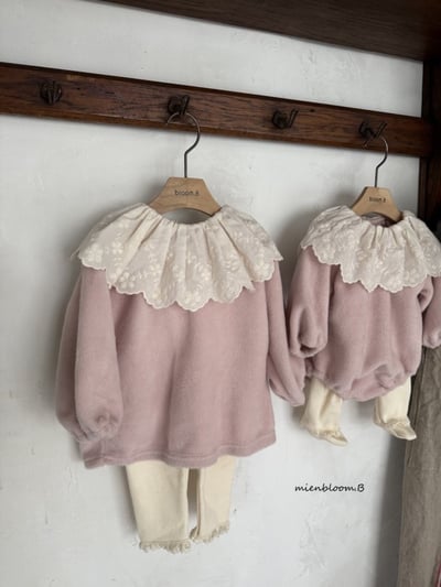 Bloom.b16｜(85cm-125cm) 蕾絲花瓣領上衣10