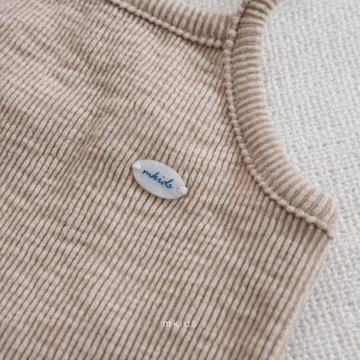 M-KIDS01｜(65-115cm) 細肩帶小標背心2