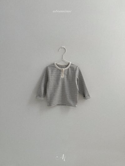Atomeme20｜(70-110) 亨利領條紋上衣4