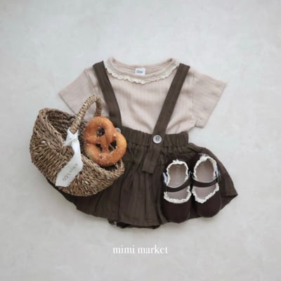 mimi market21 (75-90cm)  條紋吊帶半身裙11