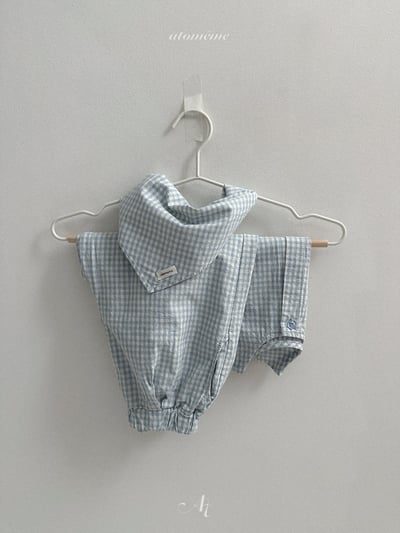 Atomeme09｜(70-110) 格紋寬褲6