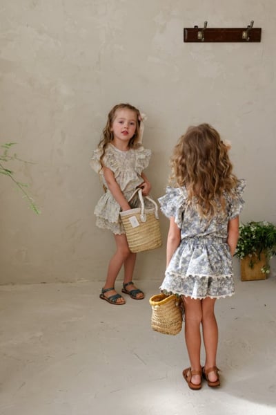 FLO09｜(75-140) 花朵蕾絲蛋糕裙21