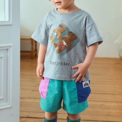 1st blue33｜(~93-118cm) 小熊印花上衣8