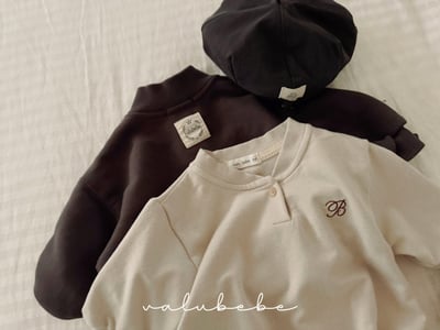 Valubebe32｜(65-80) B英字包屁衣17