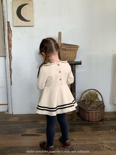 JE568｜(66-90cm) 水手領包屁衣10