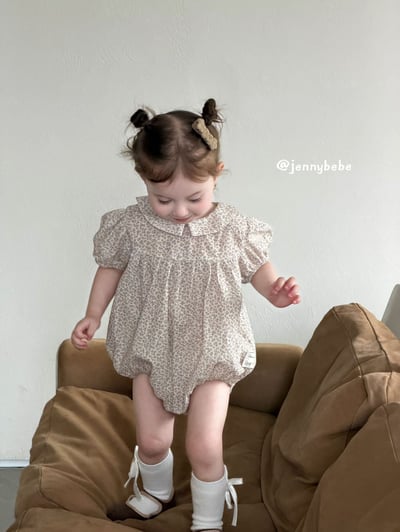 JE695｜(66-90cm) 田園碎花包屁衣10