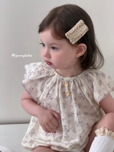 JE710｜(66-90cm) 碎花飛袖包屁衣10