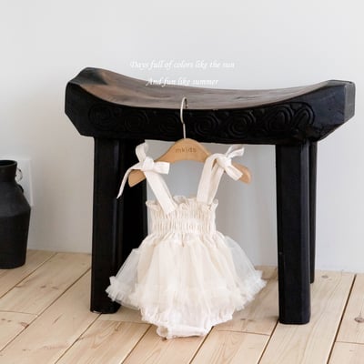 M-KIDS33｜(65-80cm) 浪漫綁帶包屁洋裝21