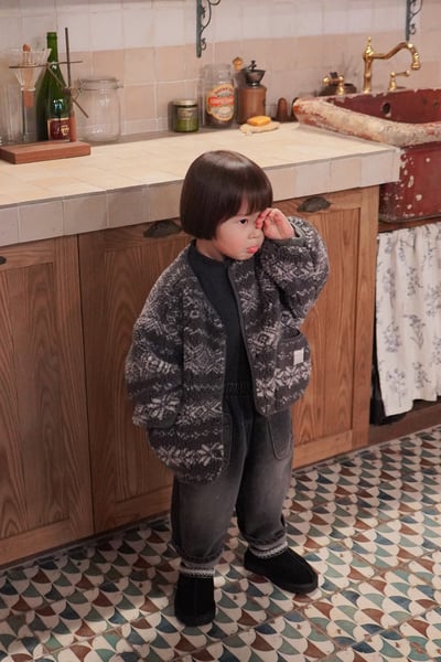 onu 15｜(70cm-115cm) 北歐印花刷毛外套18