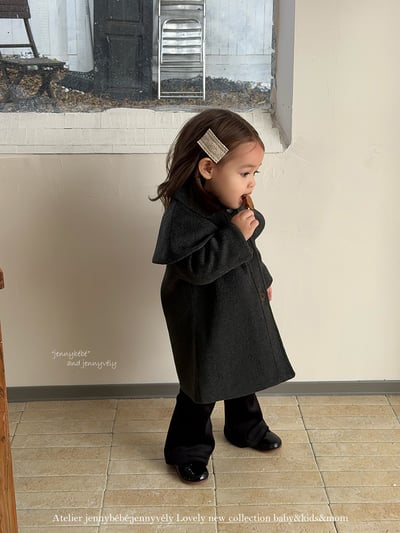 JE 638｜(80-110cm)  復古翻領大衣5