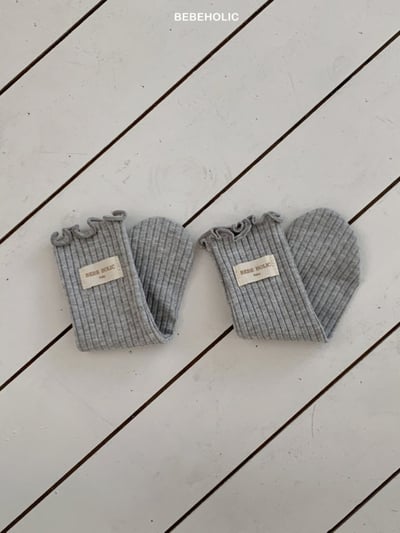 Bebe holic14｜(3m-18m) 木耳滾邊無根襪7