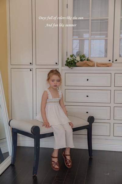 M-KIDS20｜(65-115cm) 荷葉抓皺滾邊套裝14