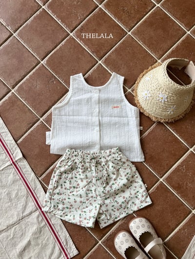 thelala25｜ (70-115) 印花排扣背心9