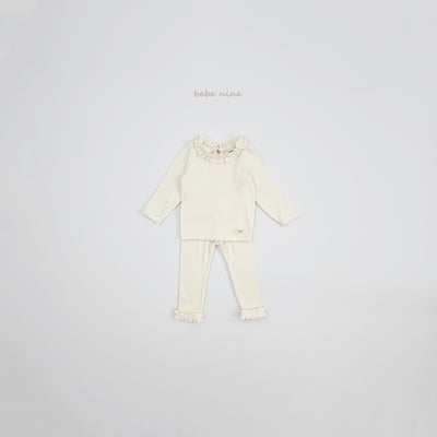 bebe nine46 (65cm-115cm) 3色素面花邊套裝11