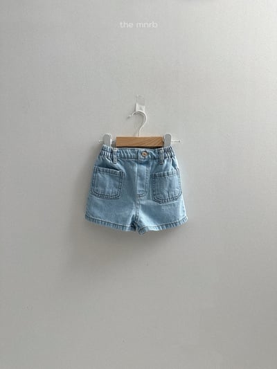 MiniRobe35｜(70-110) 雙口袋牛仔短褲3