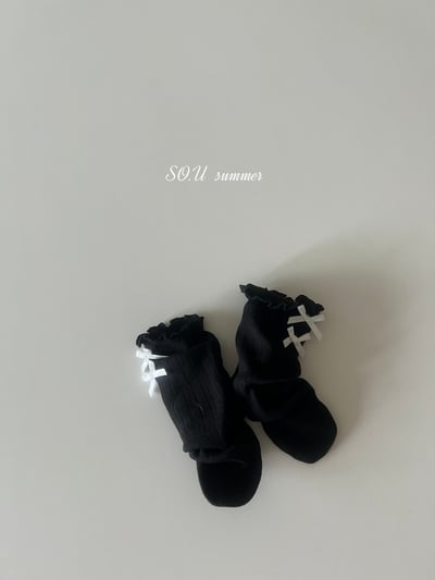 SO.U05｜(6m-4y) 迷你緞帶無根襪3