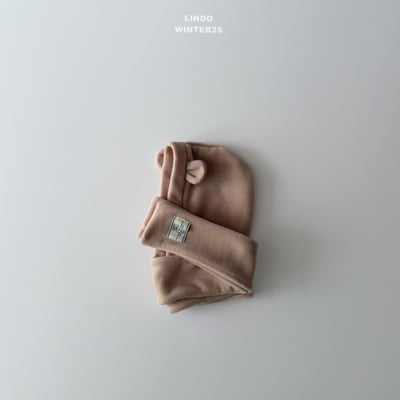 Lindo80｜(80cm-125cm) 小兔連帽圍巾5