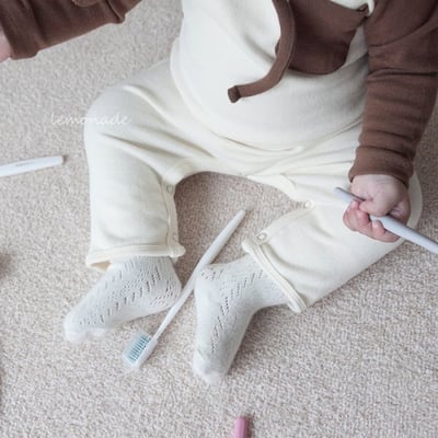 LEMONADE47｜(55cm-85cm) 3色撞色口袋連身包屁衣含帽子4