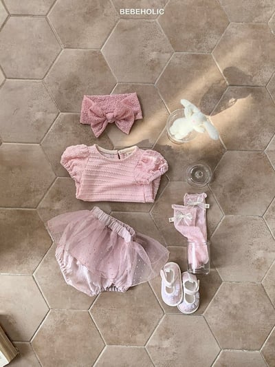 Bebe holic42｜(3m-18m) 公主泡泡袖上衣15