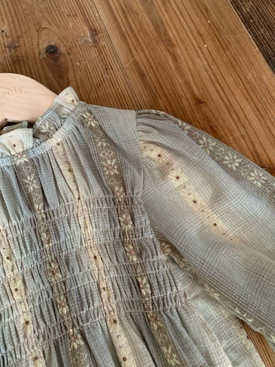 JE623｜(66cm-90cm) 復古立領花邊包屁衣9