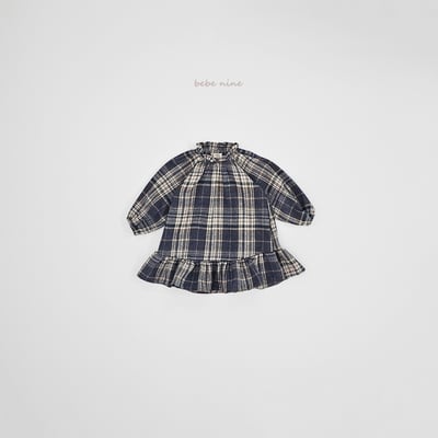 bebe nine42 (65cm-115cm) 2色荷葉裙擺洋裝11