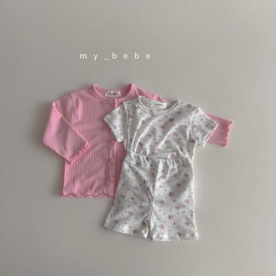 my_bebe23｜(80-120cm) 碎花家居服組9