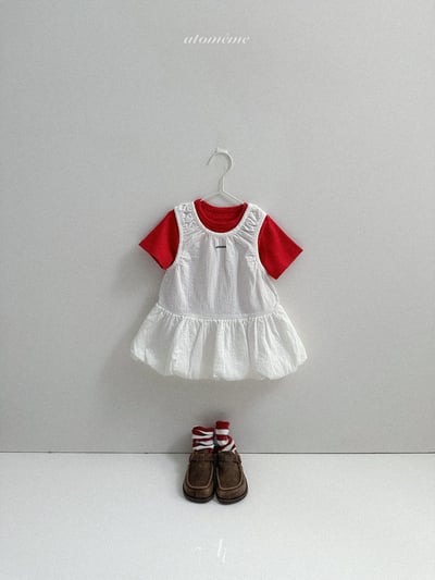 Atomeme24｜(70-110) 蕾絲小標短袖上衣18