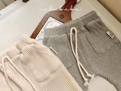 Valubebe13｜(65-80) 華夫格口袋長褲15