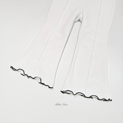 bebe nine18  (65cm-115cm) 2色木耳邊喇叭褲12