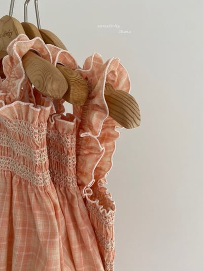Anne Shirley25｜(1y-5y-mom) 2色格紋抓皺洋裝19
