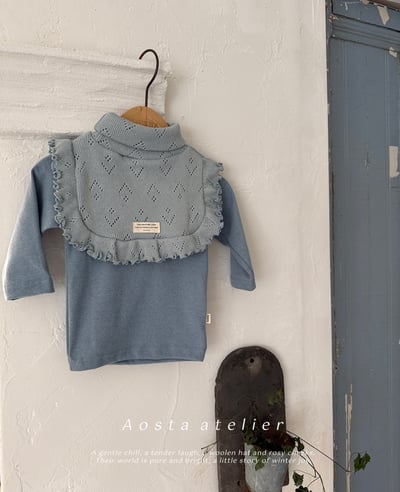 AOSTA54｜(6m-5y) 小孔針織高領背心16
