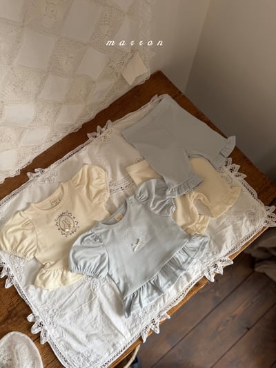 Marron29｜(1y-6y) 荷葉邊糖果套裝3