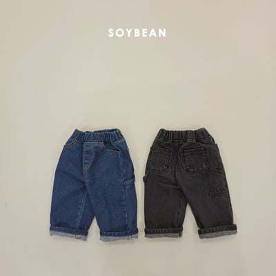 Soybean66｜(75cm-118cm) 工作風牛仔褲4