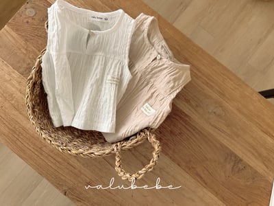 Valubebe 68｜(65-90cm) 胸釦無袖上衣5